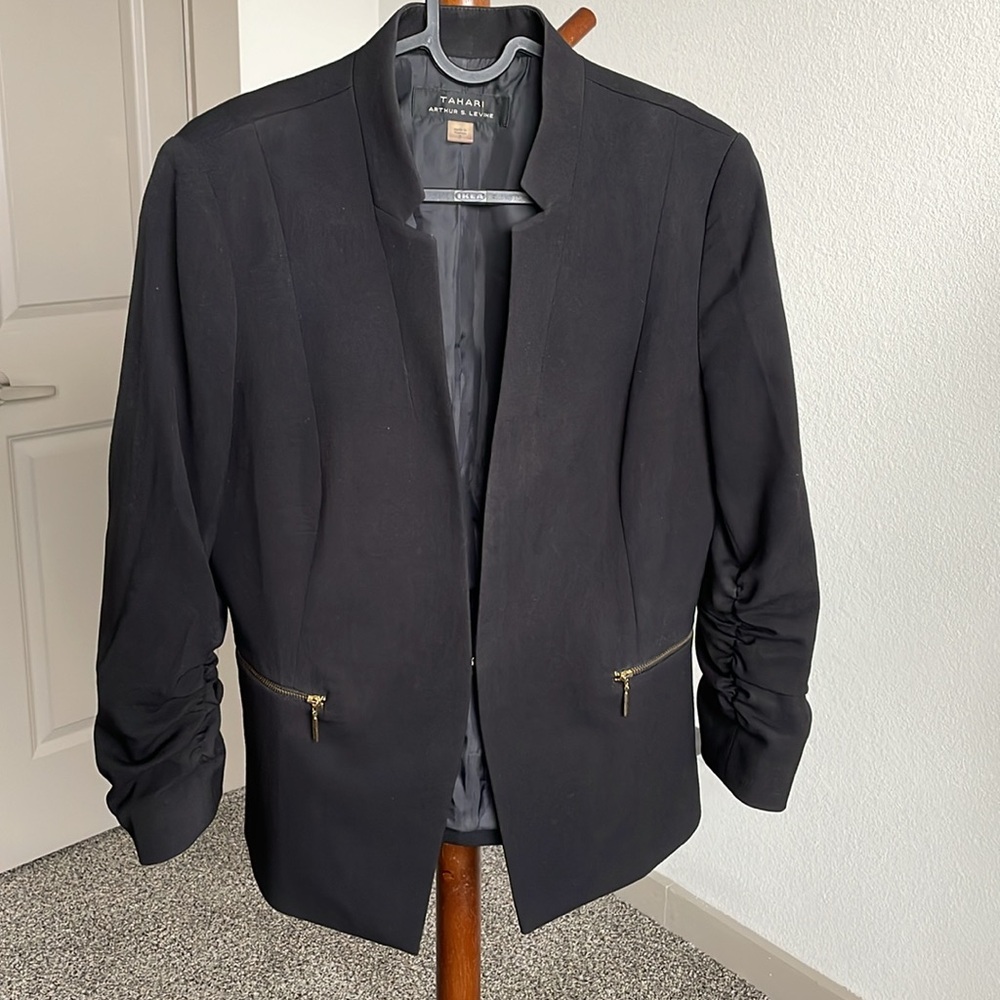 black Blazer by Tahari Arthur S. Levine - Picture 12 of 13
